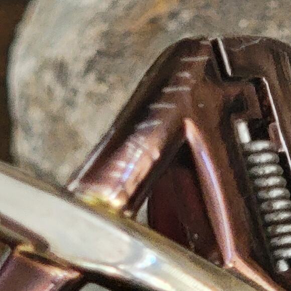 Vintage Watches Vivani Geometric Bronze Silver Quartz Modern Art Deco Style - Picture 7 of 10